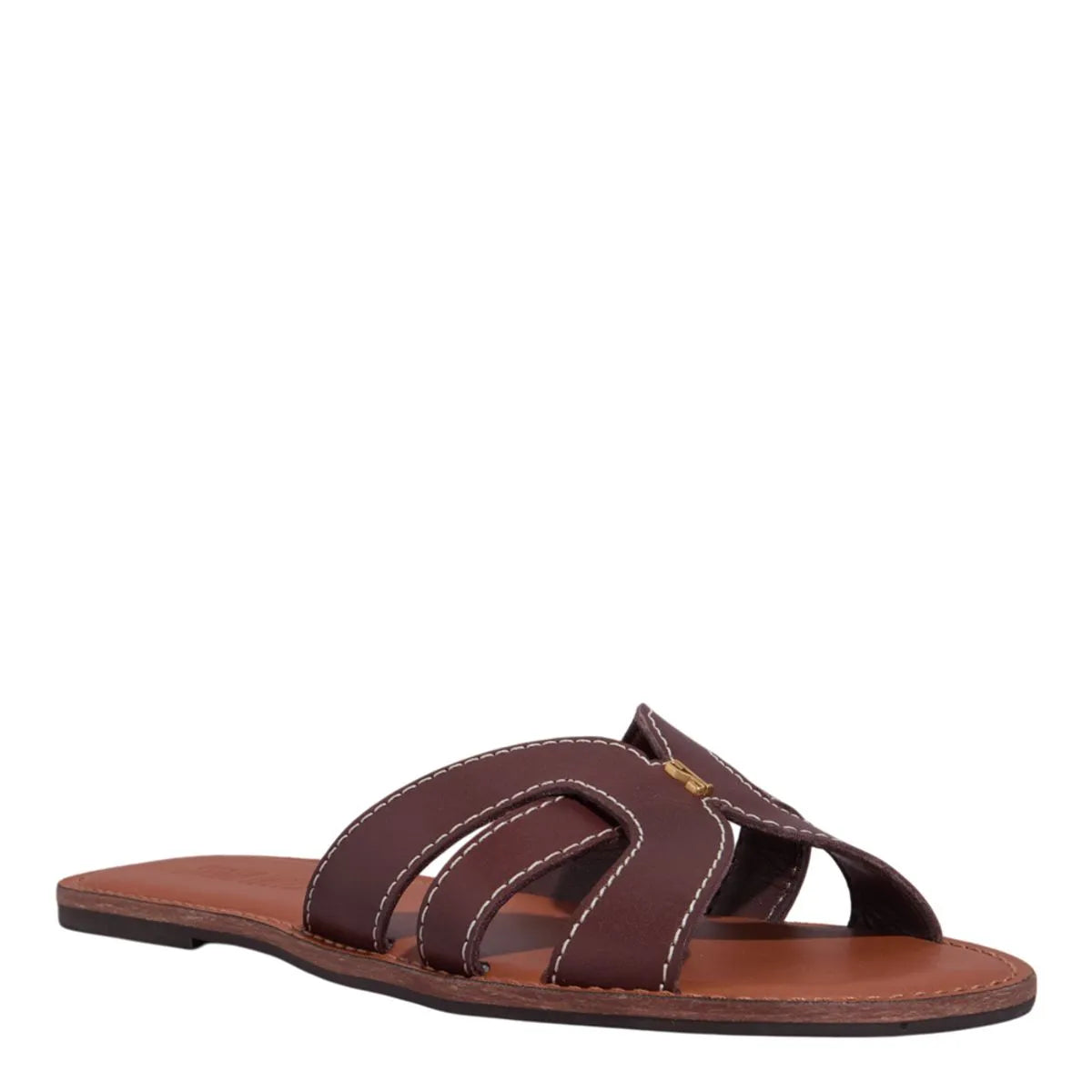Rasteira Couro Nobre Soft Marrom