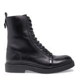 Bota Coturno Preta Cadarço