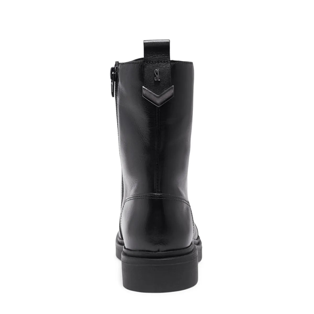 Bota Coturno Preta Cadarço
