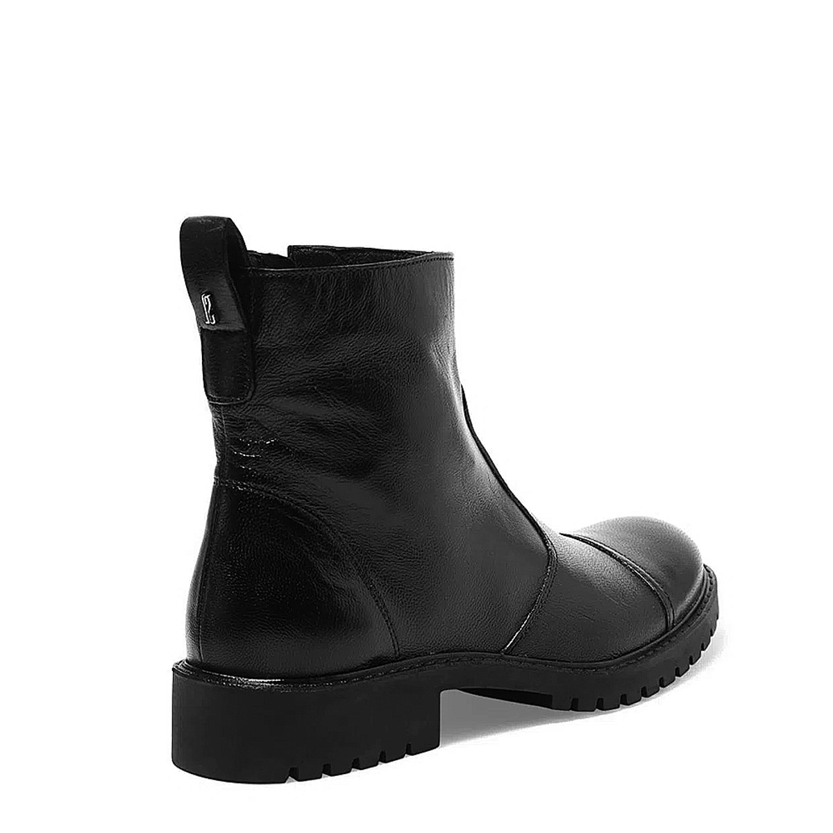 Bota Coturno Couro Pelica Premium Cano Baixo Tratorada