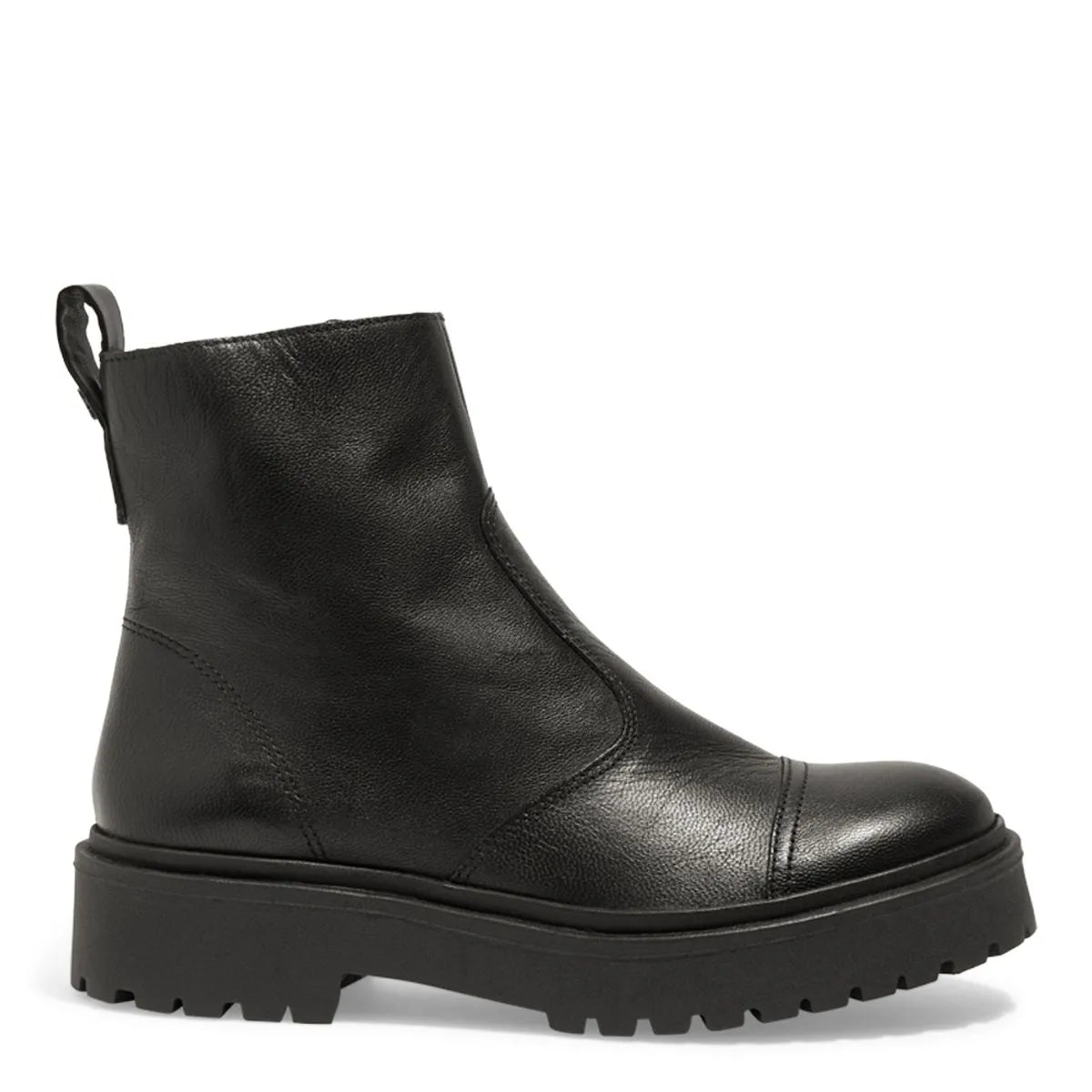 Bota Coturno Tratorado Couro