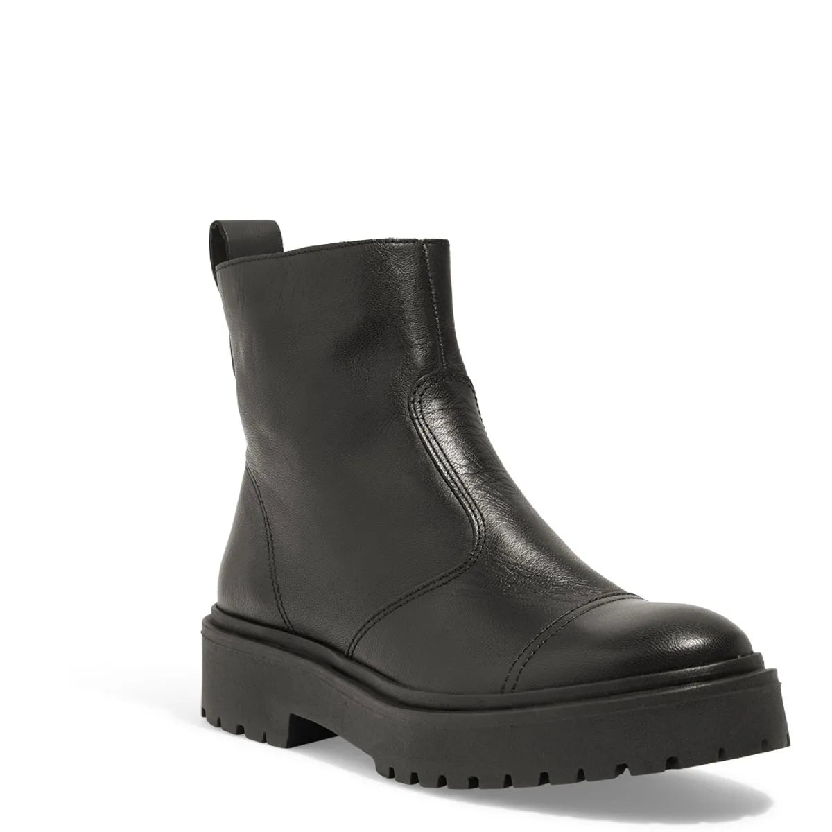 Bota Coturno Tratorado Couro
