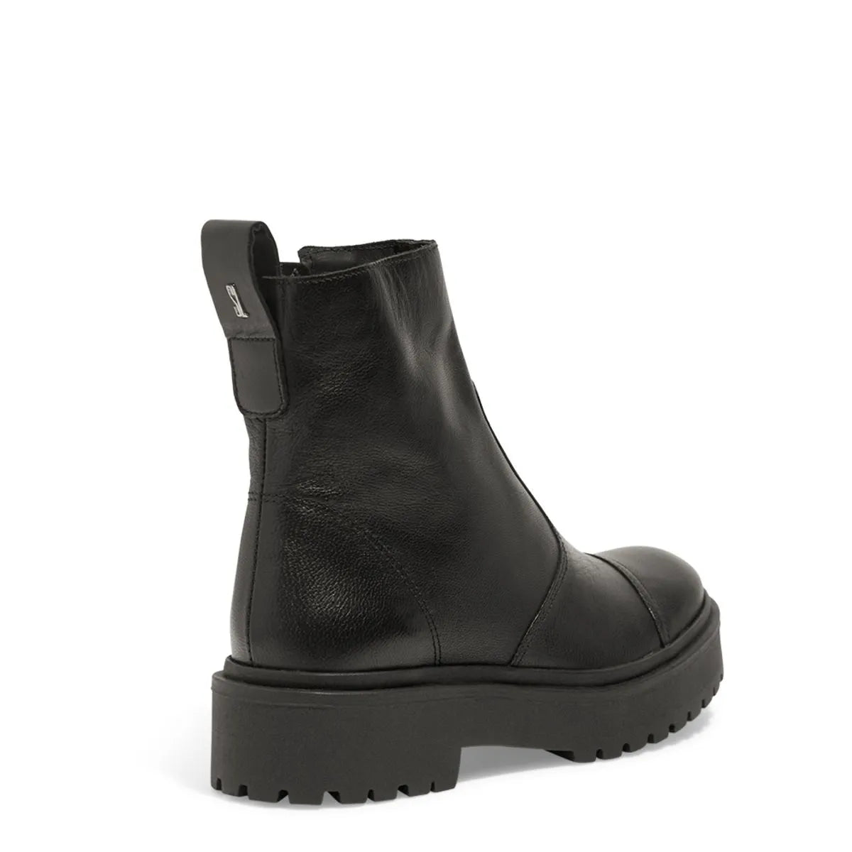 Bota Coturno Tratorado Couro