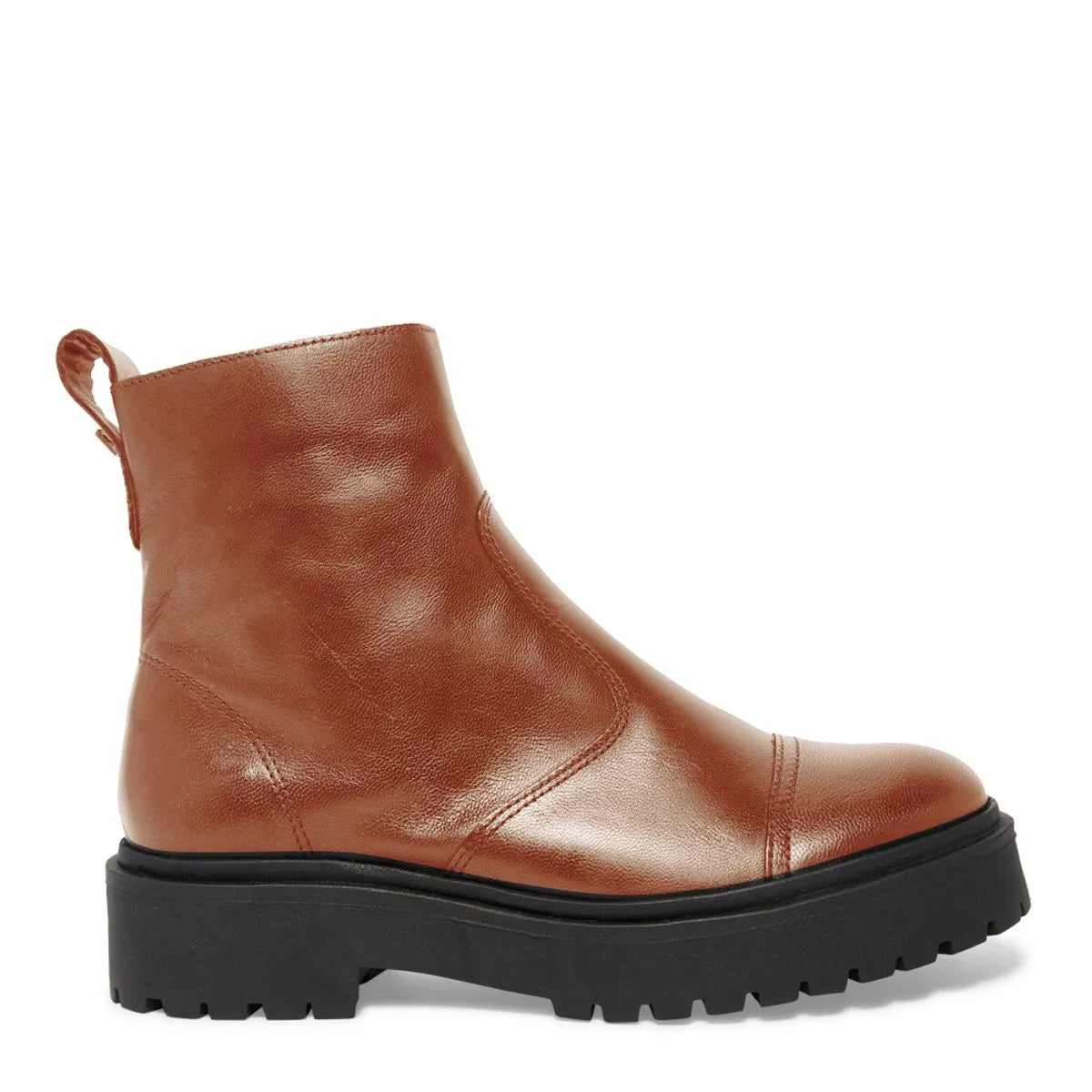 Bota Coturno Tratorado Couro