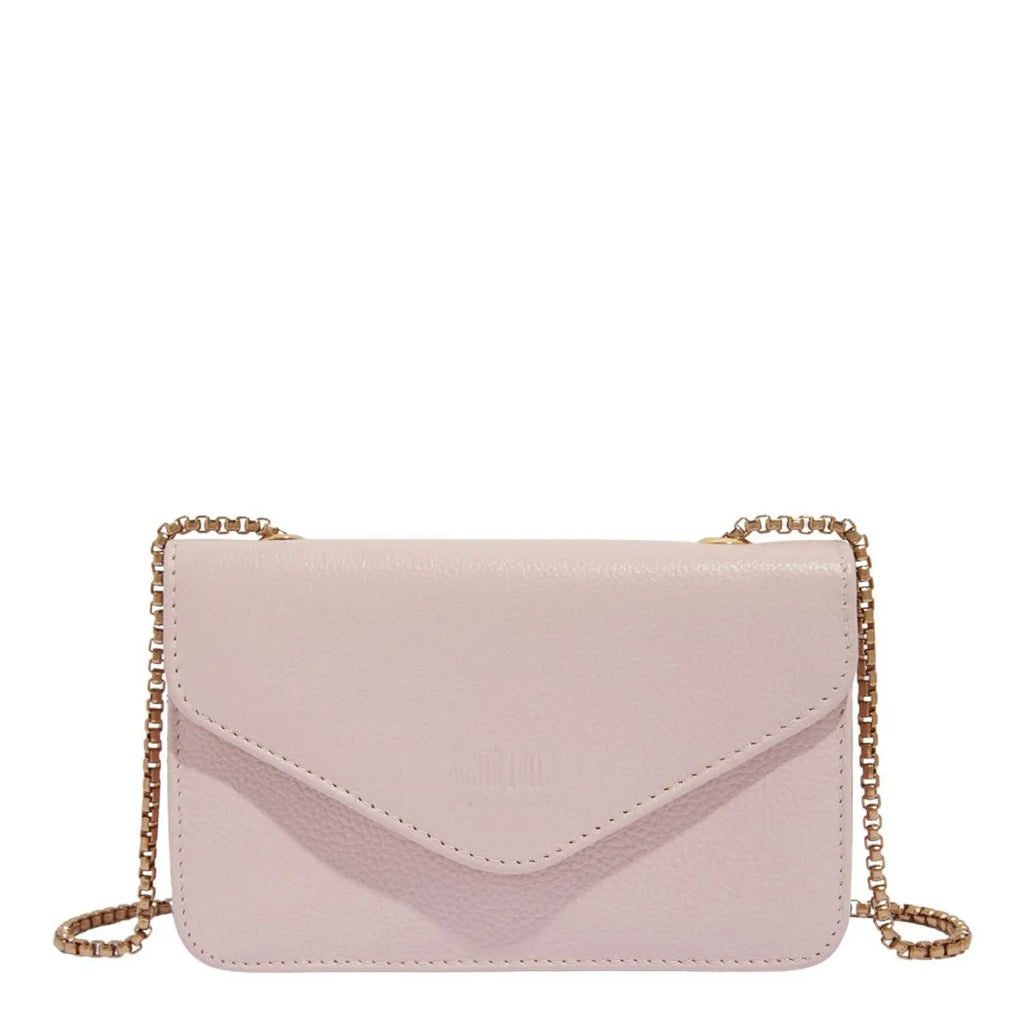 Bolsa Pequena Couro Floater Alça Transversal Corrente
