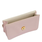 Bolsa Pequena Couro Floater Alça Transversal Corrente