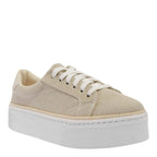 Tenis linho sarja natural