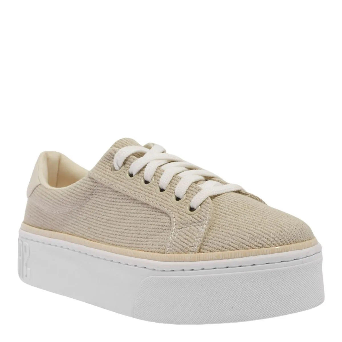 Tenis linho sarja natural