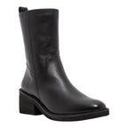 Bota Couro Confort Salto Bloco