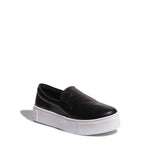 Tênis Slip On Plataforma New Pele