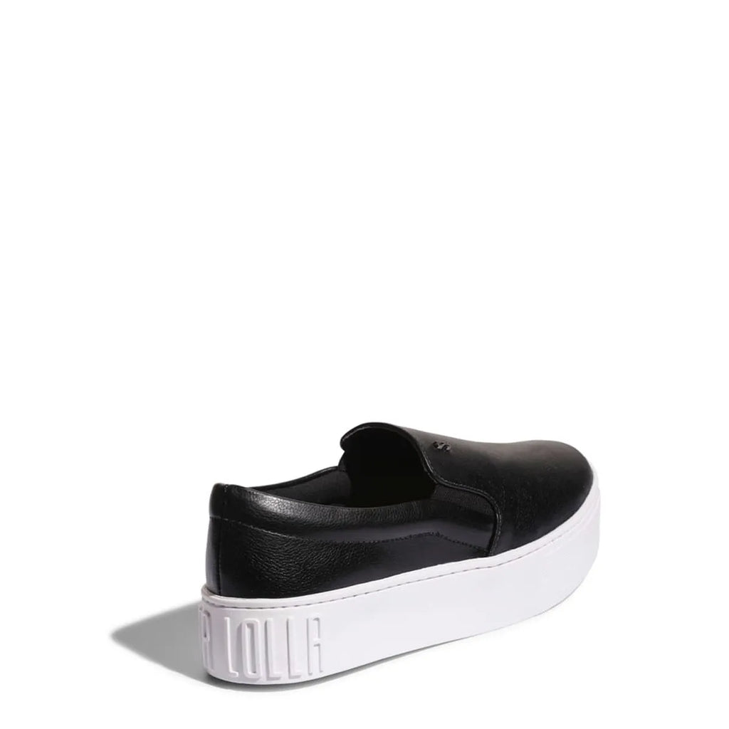Tênis Slip On Plataforma New Pele