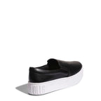 Tênis Slip On Plataforma New Pele