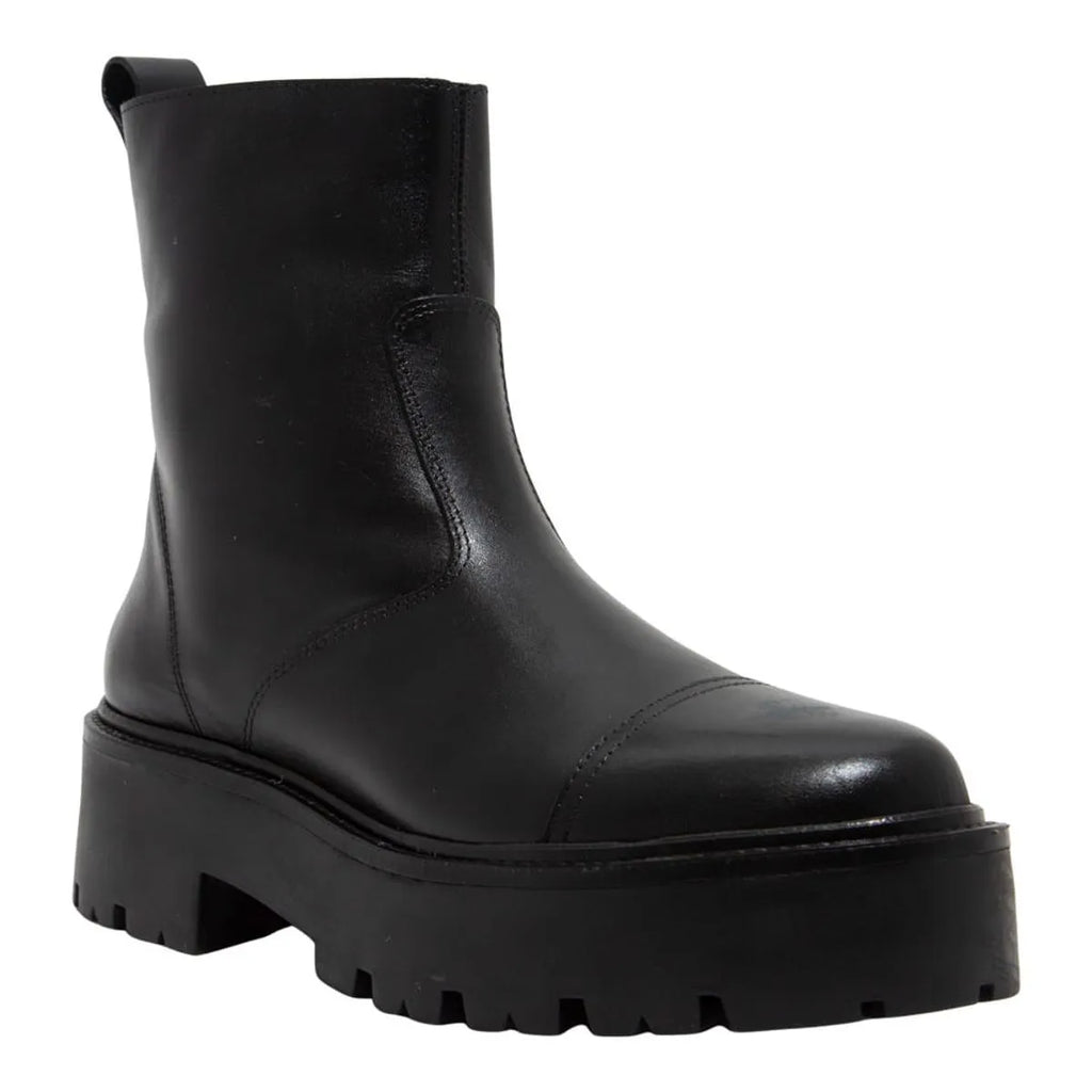 Bota Tratorada Couro Confort Preta