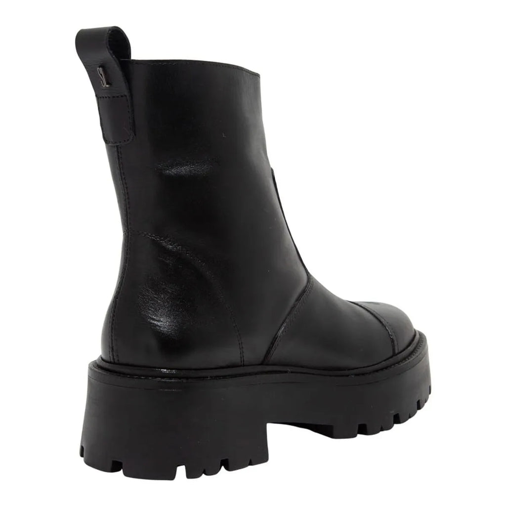 Bota Tratorada Couro Confort Preta