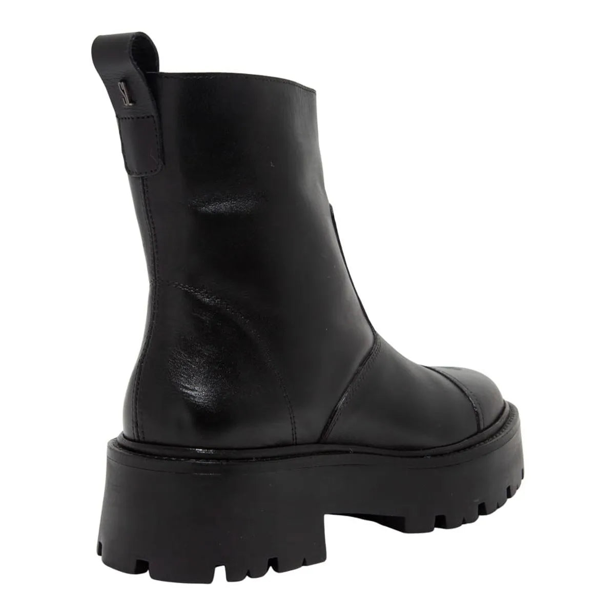 Bota Tratorada Couro Confort Preta
