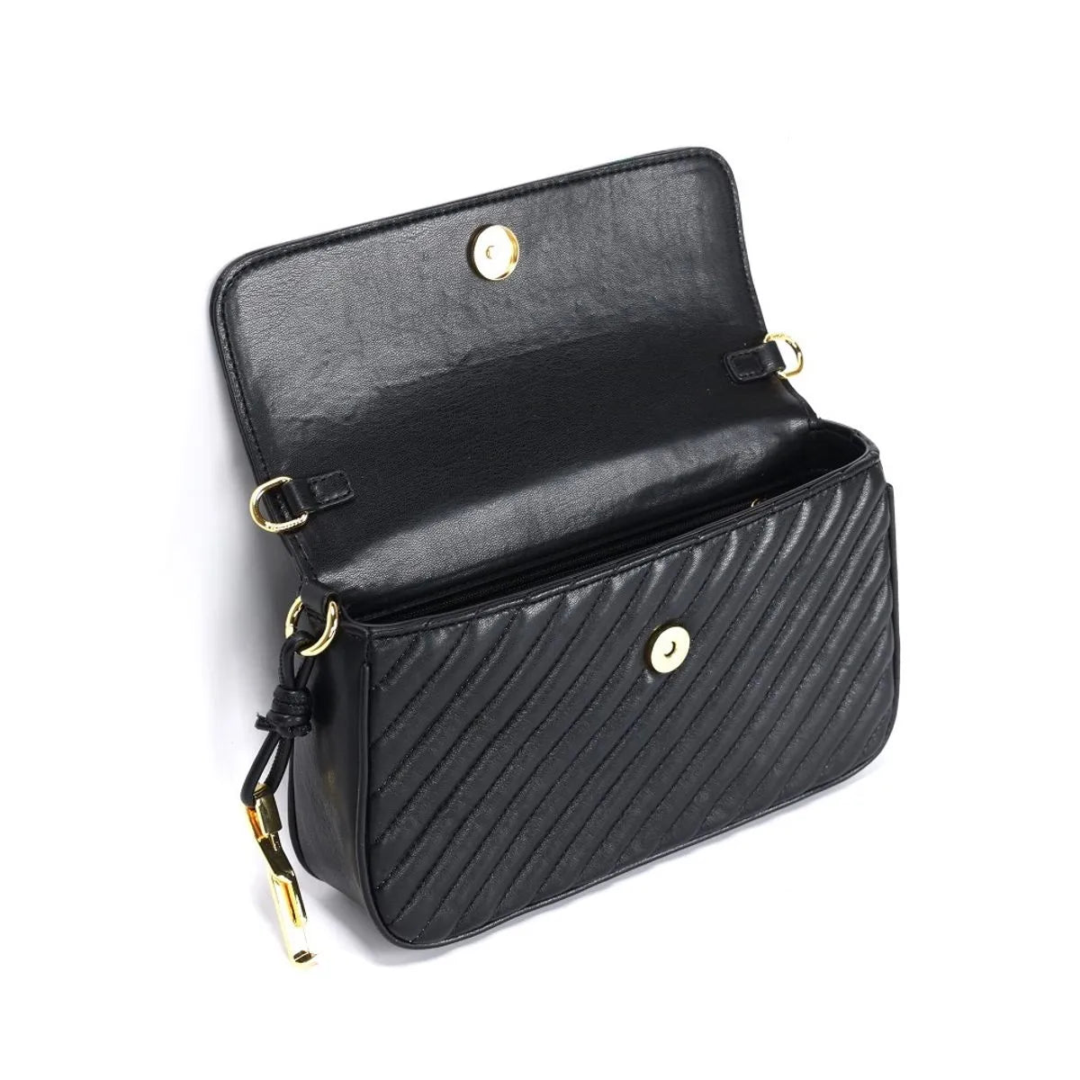 Bolsa Pequena Soft Alça Corrente Transversal