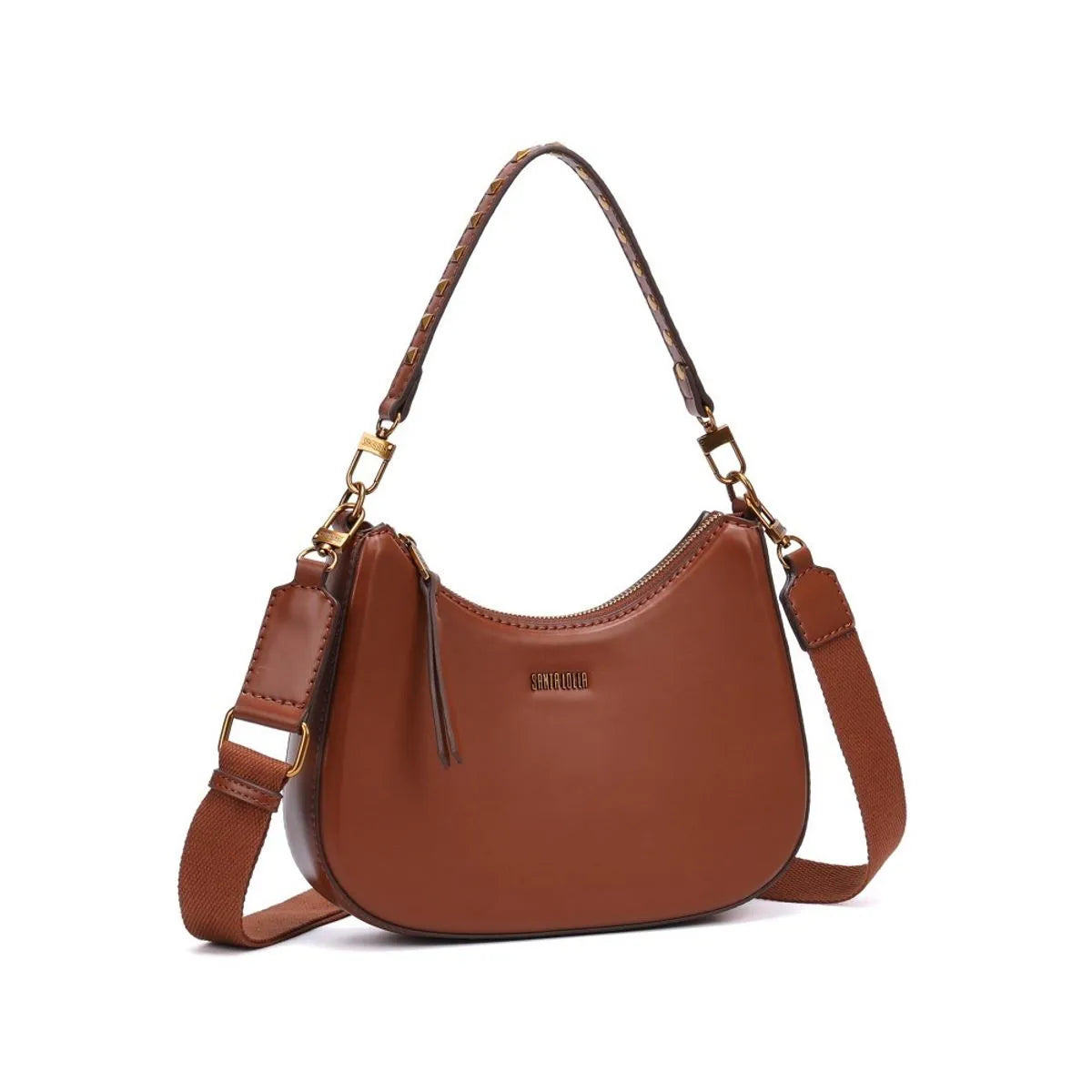 Bolsa Baguete Meia Lua Soft Alça Dupla