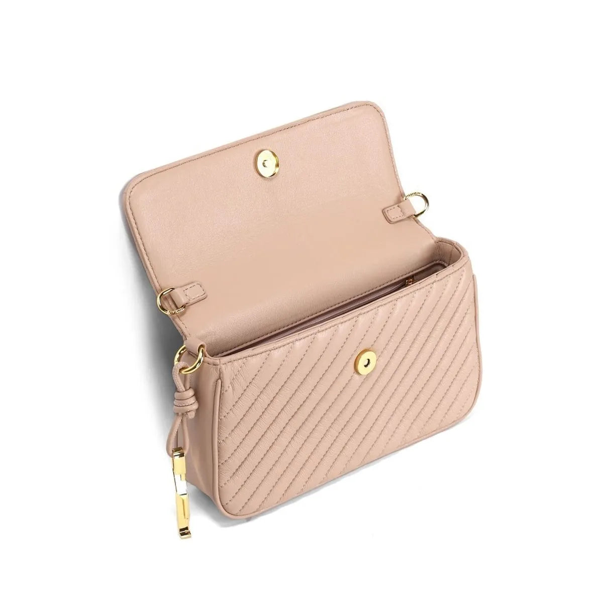 Bolsa Pequena Soft Alça Corrente Transversal