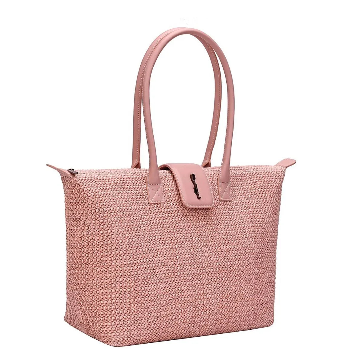 Bolsa Shopper Tramado Alça Ombro