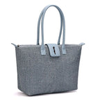 Bolsa Shopper Tramado Alça Ombro