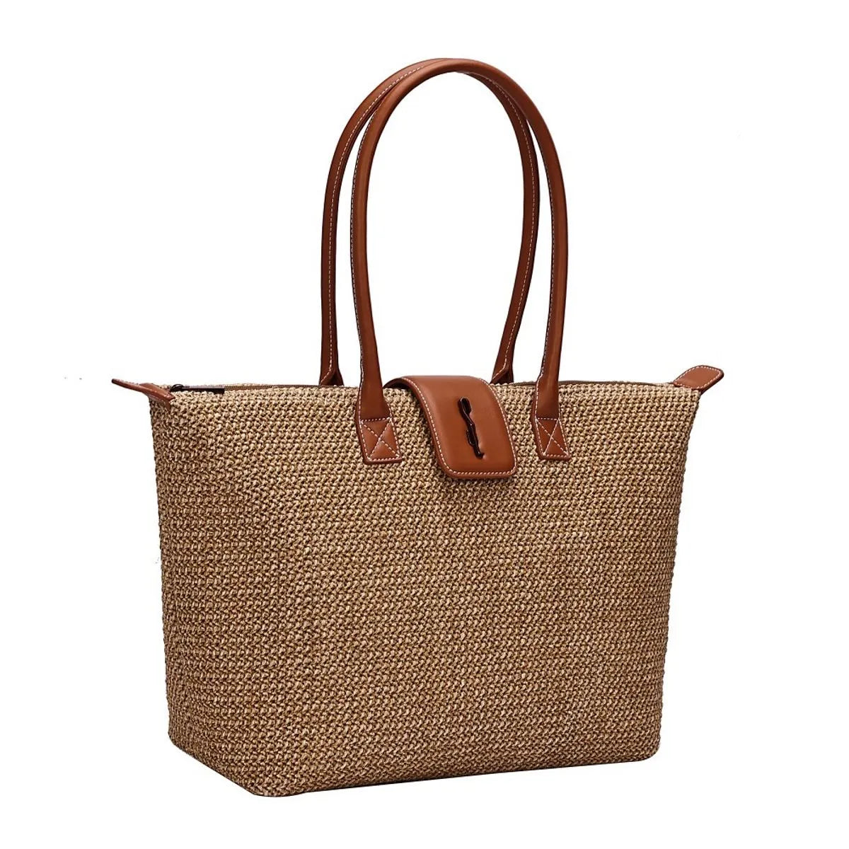 Bolsa Shopper Tramado Alça Ombro