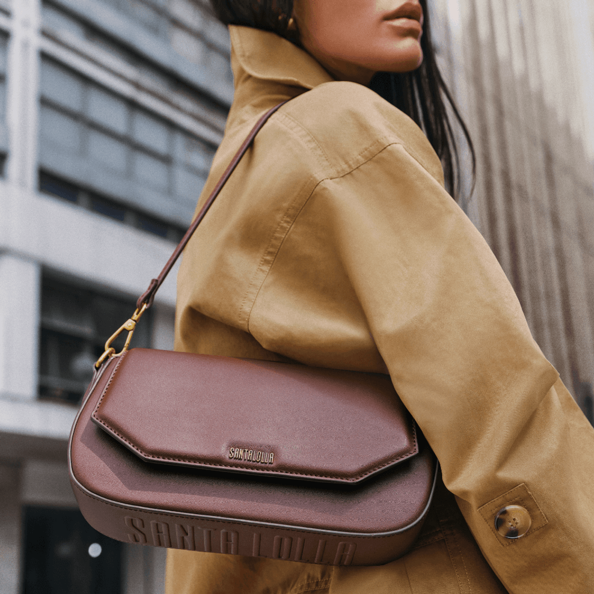 Bolsa Baguete Soft Alça de Ombro