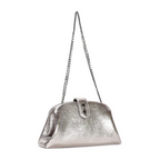 Bolsa Clutch Metalizada Alça De Ombro
