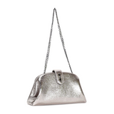 Bolsa Clutch Metalizada Alça De Ombro