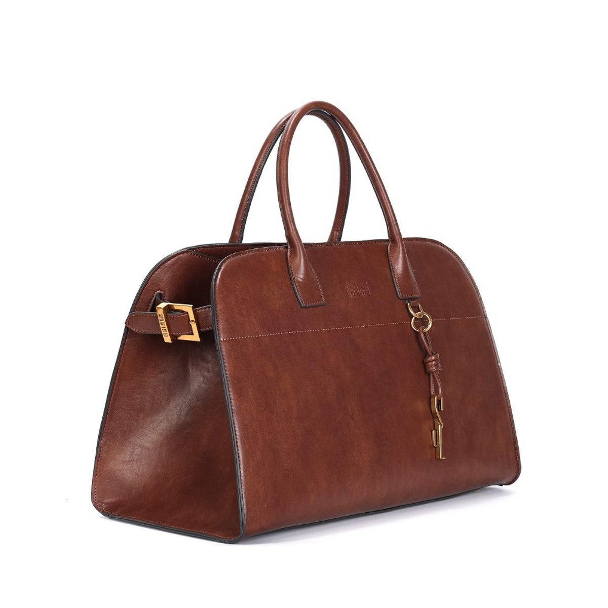 Bolsa Grande Rustico Marrom Alça Ombro