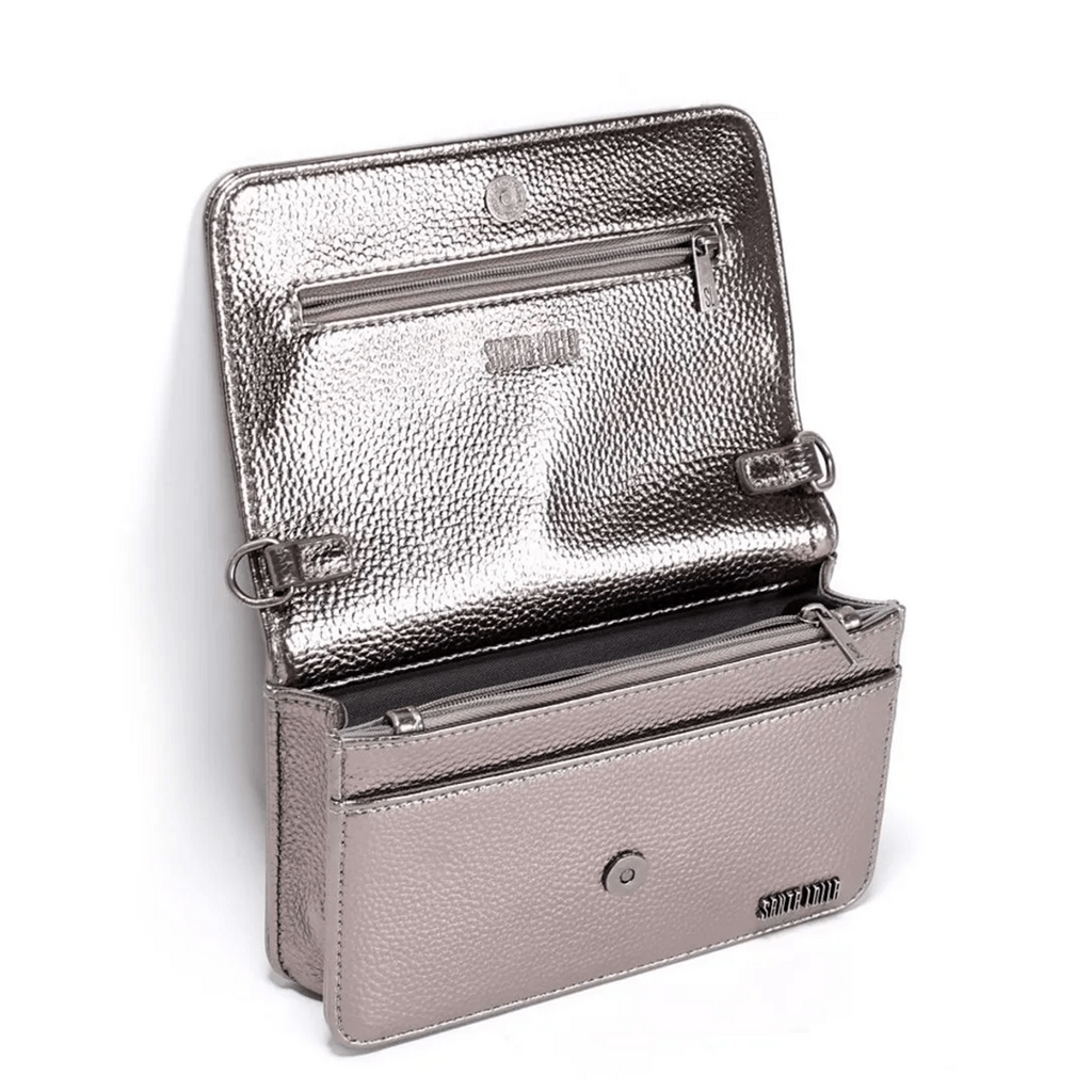 Bolsa Metalizada Alça De Corrente